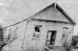 The Netherton Hall blown off its foundations during a storm in the March, 1910.